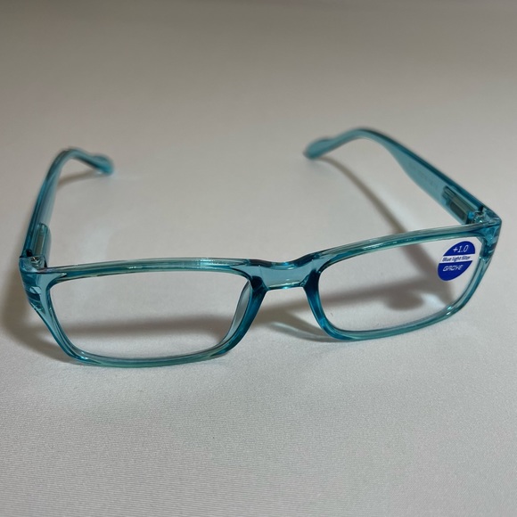 Accessories - NWT Women’s or Men’s Blue Light Blocking 1.0x Reading Glasses, Light Blue